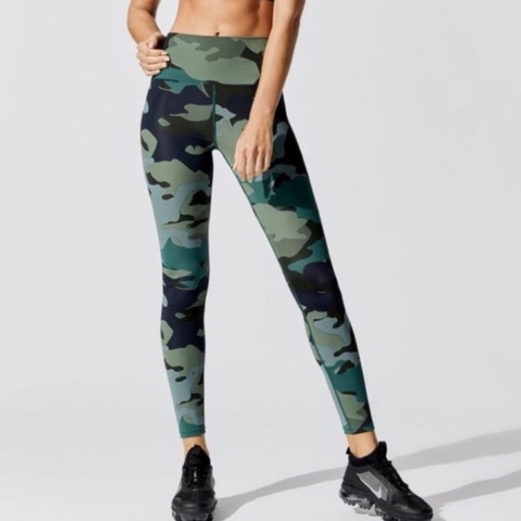 Carbon38 Pants - Carbon38 Camo High Rise Full Length Leggings